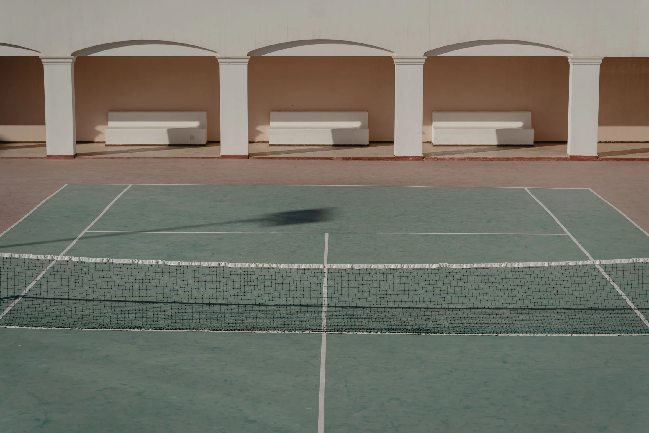 Tennis court for The Aegis Société